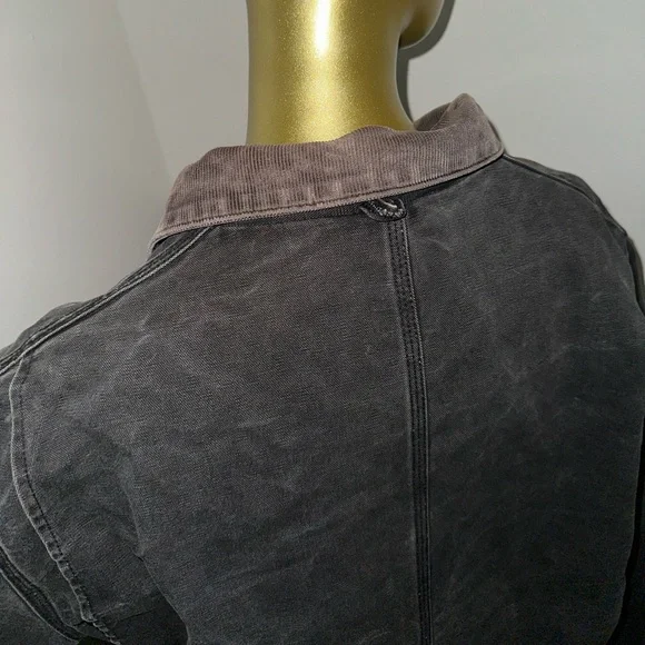 90s vintage Carhartt Washed Black Men's Jacket - Picture 6 of 9